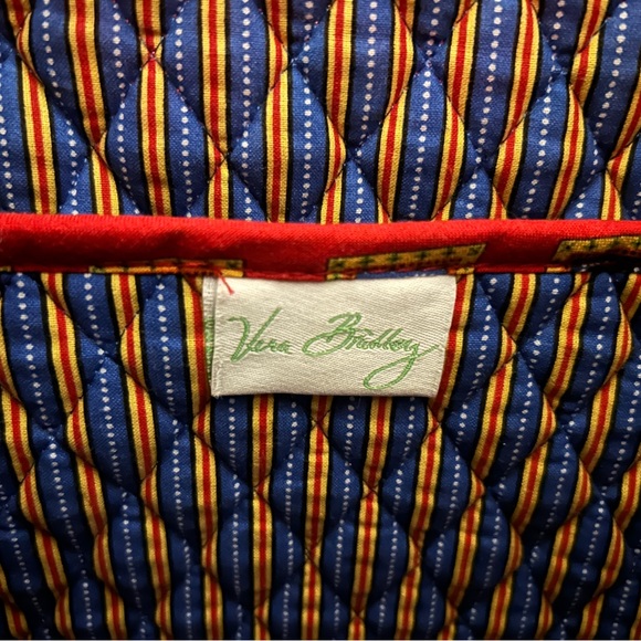 Vera Bradley Long Floral Red Tote Bag - Picture 4 of 7